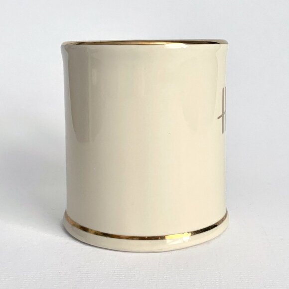 Harrods Knightsbridge London Ivory Gold Coffee Tea Mug Cup Collectible Souvenir - Picture 3 of 8
